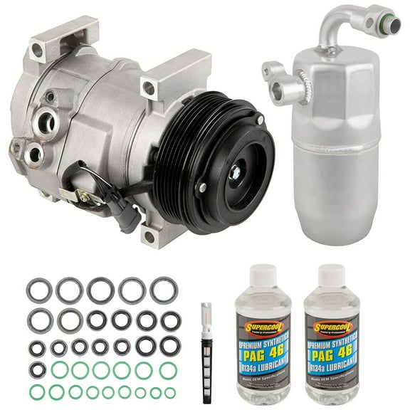 For Chevy Silverado 1500 & GMC Sierra 1500 AC Compressor w/ A/C Repair Kit - BuyAutoParts