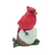 thumbnail image 5 of Estatua de pájaro rojo de Navidad Colamx escultura decorativa para jardín interior y exterior 10 cm x 6,3 cm x 12,5 cm, 5 of 8