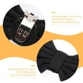 thumbnail image 5 of GOOHOCHY 1 Pair Black Detachable Shoe Buckle with Bow for Flats and Street Photos, 5 of 8