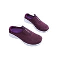 thumbnail image 3 of Ritualay Womens Breathable Sandals Walking Mules Sneakers Open Back Slip On Shoes Purple 8.5, 3 of 8
