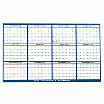CCOCC 12-Month Dry Erase Laminated,Reusable and Erasable Monthly Planner Large Wall Calendar