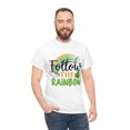thumbnail image 5 of Follow The Rainbow Happy St Patrick's Day Irish Unisex Heavy Cotton Tee, 5 of 9