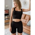 thumbnail image 6 of Weardear Workout Sets for Women Two Piece Casual Yoga Outfits Ribbed Crop Tank Top High Waist Leggings Active Wear, 6 of 6