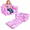 Purple Unicorn, variant on Beavtaens Toddler Sofa, 2-in-1 Dinosaur Flip Open Toddler Couch, with Side Pocket, for Ages 18 Months+