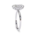 thumbnail image 3 of AFFY Solitaire Wedding Engagement Ring for Women Center 12x6mm Marquise Cut Lab Created Moissanite Stackable Band Promise Rings in 14K White Gold Over Sterling Silver Jewelry Gift for Her 6, 3 of 6