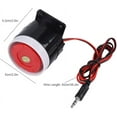 thumbnail image 5 of Mini Red Wired Horn Siren Sound Alarm System Warning Horn for Home Security Siren 120dB DC 12V, 5 of 5