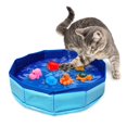 thumbnail image 1 of Juguete de piscina para gatos Eelexa portátil con 6 juguetes acuáticos en forma de pez, 1 of 8