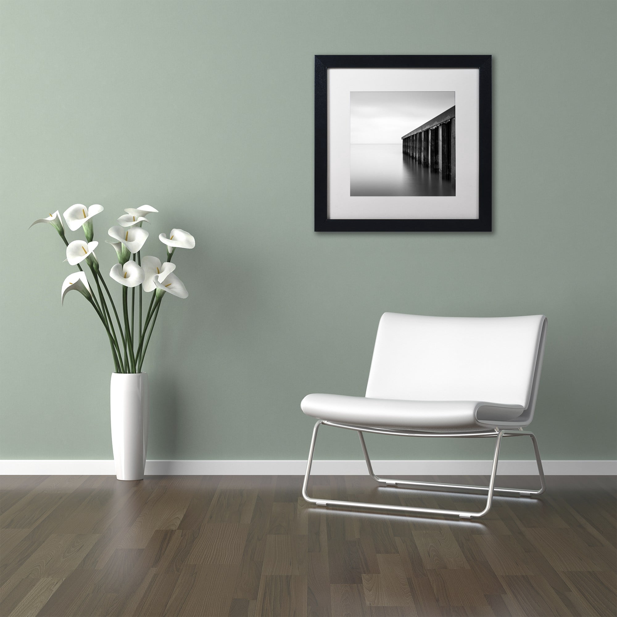 Trademark Fine Art "Rust Never Sleeps" Canvas Art by Dave MacVicar, White Matte, Black Frame