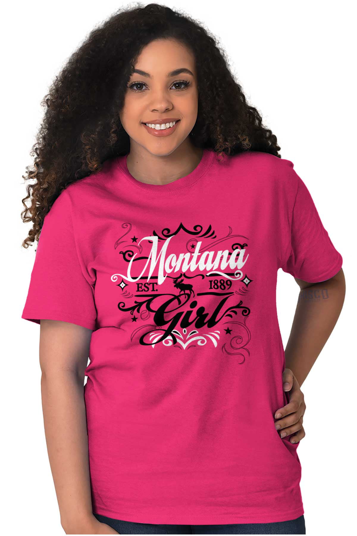 Brisco Brands - Western Ladies TShirts Tees T For Women Montana Girl ...