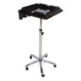 thumbnail image 3 of Salon Trolley Tray Cart, Rolling Tray Cart Low Noise 5 Universal Wheels Height Adjust  For Barber Shops, 3 of 8