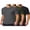 Black/Army Green/Deep Grey-3 Pack, variant on COOFANDY 3 Pack Men' Athletic T-Shirts Short Sleeve - Quick Dry Moisture Wicking Workout Shirts for Running