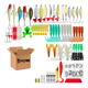 thumbnail image 1 of Kit De Cebos De Señuelos De Pesca Profesional 181Pzas, 1 of 4