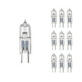 thumbnail image 2 of Bulbrite  Pack of (10) Dimmable Clear T3 Bi-Pin Halogen Mini (G4) 5 Watt, 2 of 5
