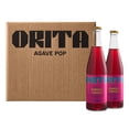 thumbnail image 4 of ORITA Agave Pop, Refresco Mexicano con Jugo de Agave, Sabor Romero Jamaica, 12 Pack, 355 ml, 4 of 8