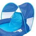 thumbnail image 2 of SwimWays Spring Float Recliner Pool Lounge Chair w/ Sun Canopy, Blue, 2 of 5