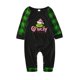 thumbnail image 3 of Conjuntos de pijamas navideños familiares a juego Grinch 2024, pijama de Grinch con parte superior y pantalones de pijama a cuadros, pijama de Grinch para niños y adultos para la familia, 6 Meses, 3 of 4