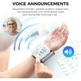 thumbnail image 5 of Wrist Blood Pressure Monitor Bp Monitor Large LCD Display Blood Pressure Machine Adjustable Wrist Cuff 5.31-7.68inch Automatic 99x2 Sets Memory with Carrying Case for Home Use (W1681), 5 of 8