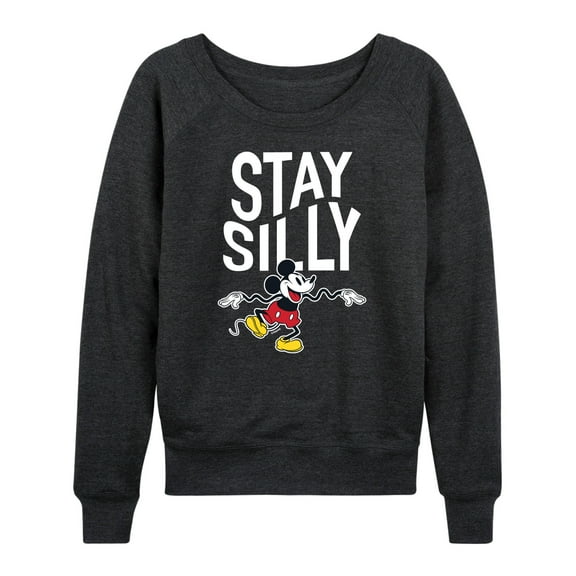 Mickey & Friends - Stay Silly - Women's Lightweight French Terry Long Sleeve Shirt