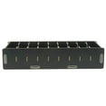 thumbnail image 2 of veasfak 9 Dividers Name Card Wooden Case Office Desktop Storage Organizer Box Black, 2 of 5