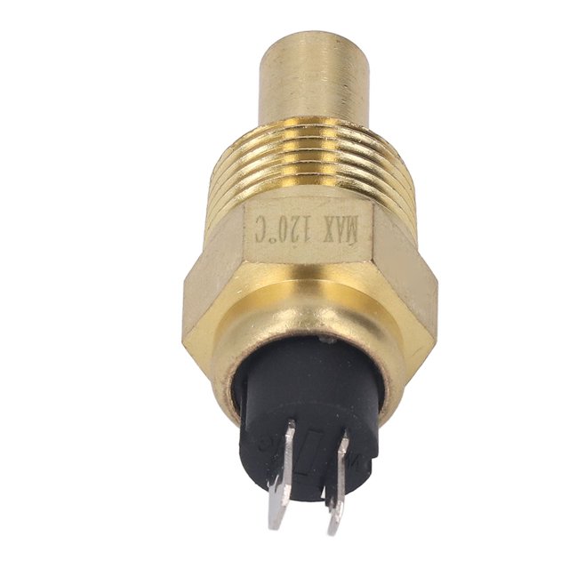 Water Temperature Sensor, 6-24V Aluminum Alloy Oil Water Temp Transducer Easy To Install For Diesel Engine NPT1/2,NPT1/2 Short