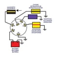 thumbnail image 2 of Sierra Marine Ignition Switch MP39760 Marine Series; For Magneto Applications; With 6 Wire Connection/3 Position/6 Screws/2 Keys/O-Ring Sealed Base, 2 of 2