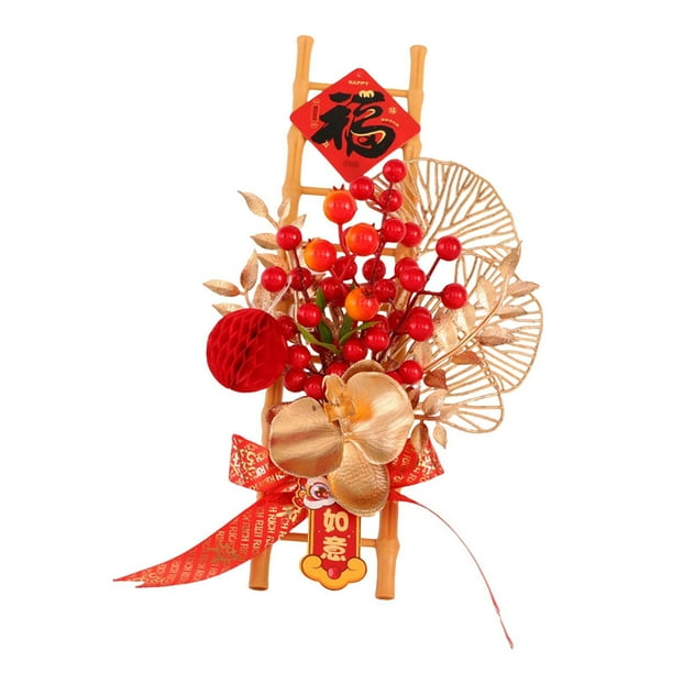 Adorno de regalo de bendición de Año Nuevo chino Decoración del Festival de Primavera Estilo C