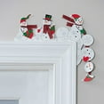 thumbnail image 2 of Metal Door Frame Décor, Snowman, 2 of 2