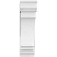 thumbnail image 2 of 5"W X 14"D X 18"H Standard Imperial Architectural Grade Pvc Bracket With Traditional Ends, 2 of 8