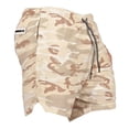 thumbnail image 3 of Pantalones cortos de running para hombre, de entrenamiento, con bolsillos y de compresión. Marrón XXL, 3 of 9