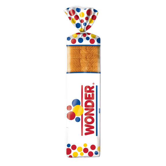 Wonder Bread Giant White Sandwich Bread, Sliced Loaf Bread, 24 oz, Shelf-Stable