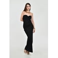 thumbnail image 1 of Vestido largo con abertura Roman Fashion /Juvenil, 8727 (Negro) negro G, 1 of 6