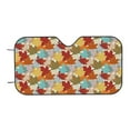 thumbnail image 7 of Balery Fall Maple Leaves Print Car Windshield Sun Shade,Windshield Sunshade for Car Pickup Truck SUV Accessories-Small, 7 of 7