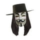 V pour Perruque Vendetta, Noir, Taille Unique – image 1 sur 1