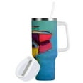 thumbnail image 2 of Simple Modern 40 oz Insulated Stainless Steel Tumbler Double Wall Stainless Steel Tumbler with 2-Way Drinking Colorful Row Boats, 2 of 9