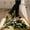 Black, variant on White 2 Pcs Lemon Kitchen Mats Lemon Kitchen Rugs for Floor Washable Soft Non Slip Carpet for Bathroom Sink Laundry Decor, 17" x 30" + 17" x 47"