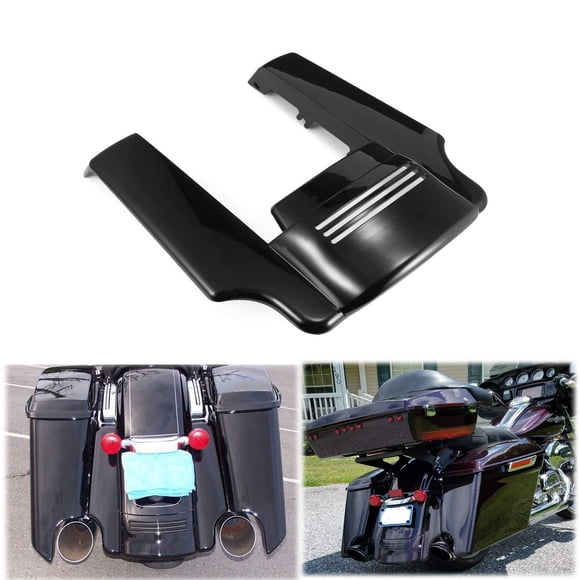 AQIMY Extensión de guardabarros trasero de motocicleta de 5 pulgadas, relleno estirado para Harley Touring Street Road Glide 2014-2023 2022 2021 2020