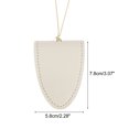 thumbnail image 3 of Unique Bargains 1 Pc Magnetic Glasses Clip Neck Hanging Sunglasses Strap Holder Beige, 3 of 5