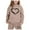 Khaki, variant on BAODANN Child Toddler Boys Girls Long Sleeve Solid Warm Hoodie Pullover Tops Pants Kids Outfits Sweat Suit Girls Pants Size 14 Teen Active Wear Big Girls Sweat Outfits Skirt Set Juniors Outfits for
