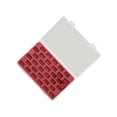 thumbnail image 4 of tredstone Bobbin Box Bobbins Container Bobbin Organizer Bobbins Spools Access Easy Box Clear Red 33 Grids, 4 of 6