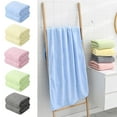 thumbnail image 2 of 2PCS Bath Towel Set, InsCrazy Bath Towels 100% Cotton Towels Highly Absorbent Towels for Bathroom, Gym, Hotel 30 X 14Inches, 2 of 8