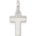 thumbnail image 4 of Sterling Silver Letter T Initial Charm Made In Thailand qc8460t, 4 of 6