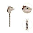thumbnail image 6 of yotijay Stick Horse Hobby Horse on A Stick with Pole Portable Lightweight Creative Beige, 6 of 9