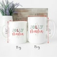 thumbnail image 4 of Jolly Mama Mug, Jolly Mama, Christmas Mug, Christmas Decor, Trendy Christmas Decor, Holiday Mug, Jolly Mug, Jolly Coffee Mug, Xmas Mug, Novelty Coffee Mugs 11oz, 15oz Mug, 4 of 4