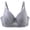 Gray, variant on Women Plus Size Underwire Lace Bra, Thin Cup Lift Anti-Sagging Support Bra for D Cup Daily Wear White 115D(115D)