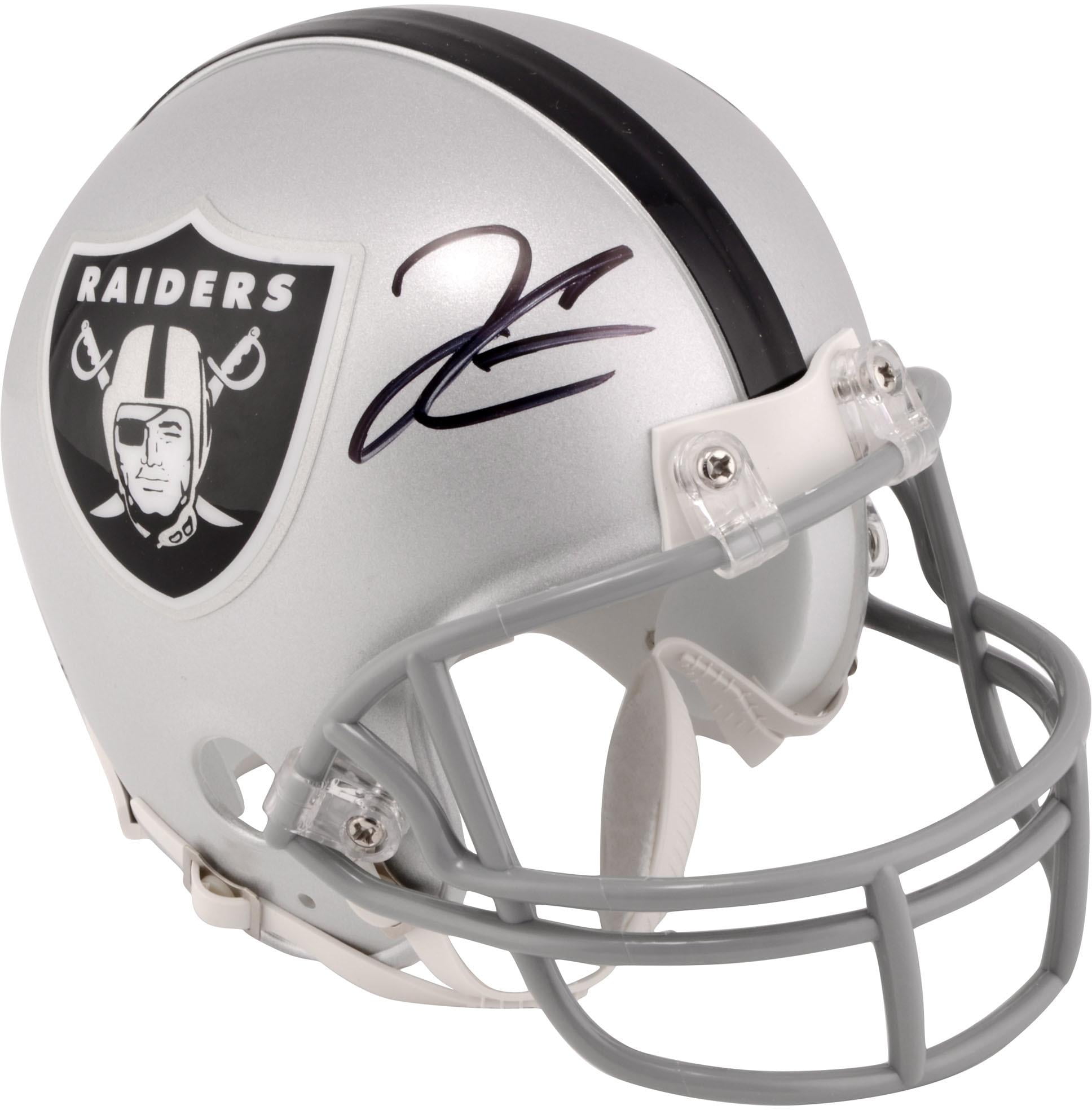 Derek Carr Las Vegas Raiders Autographed Riddell Mini Helmet Fanatics