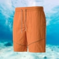 thumbnail image 2 of Fgnfyis Men's Sunscreen Suit Casual Ice Sunscreen Long Sleeved Casual Shorts Suit Couples Sunscreen Clothing Trousers Suit Men's Suits Orange XXXL, 2 of 3