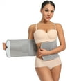 thumbnail image 3 of Arsvita Abdominal Binder Post Surgery Tummy Tuck, Postpartum Belly Band, Post C Section Recovery & Hernia Belt for Women, Gray, 3 of 5