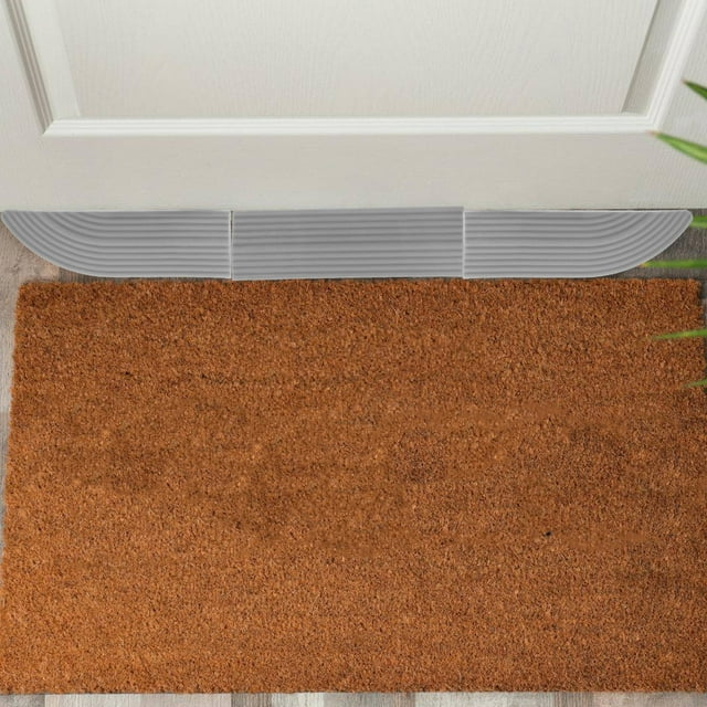 HOOWIFFY 4Pcs Portable Threshold Ramps Home Threshold Ramp for Robot Vacuum Cleaners Grey TPR Simple Color Design
