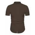 thumbnail image 1 of Camisa Cuello Mao Manga Corta Hombre Vestir Caballero, 1 of 5