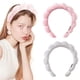 thumbnail image 1 of Juego de muñequeras para lavado de cara de 2 piezas, diadema suave para lavado de cara, maquillaje Facial, ducha de SPA, 1 of 5